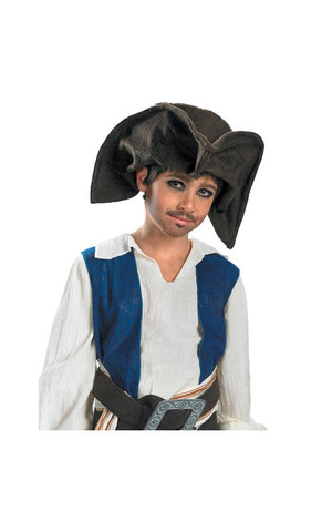 Pirates Of The Caribbean Jack Sparrow Child Pirate Hat Costume