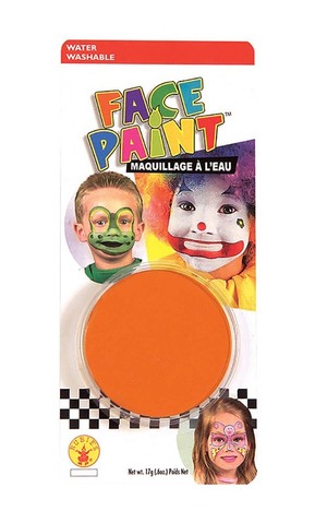Orange Costume Make Up Face Paint