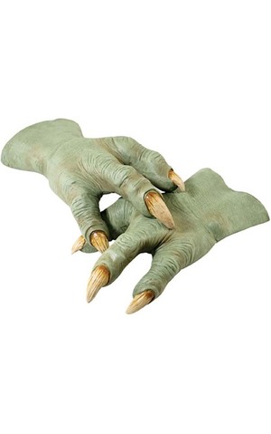 Yoda Hands Gloves Star Wars Adult Costume Accessory