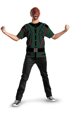 Red Skull Adult Costume Kit