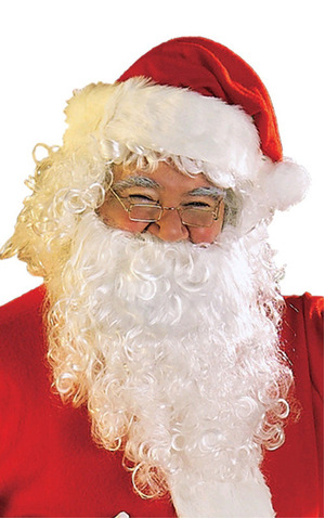 Santa Beard And Wig Adult Set