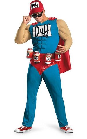 The Simpsons - Duffman Classic Muscle Adult Costume