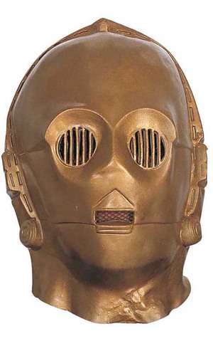 C-3po Deluxe Star Wars Overhead Mask