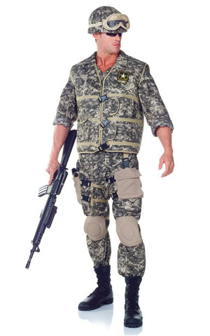 Army Ranger Military Adult Costume