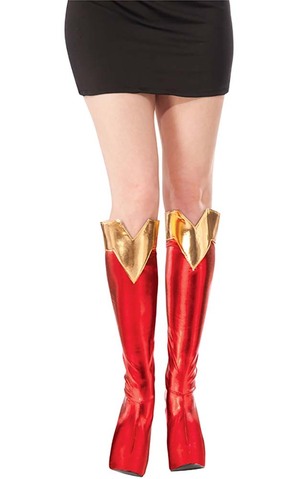 Supergirl Adult Boot Tops