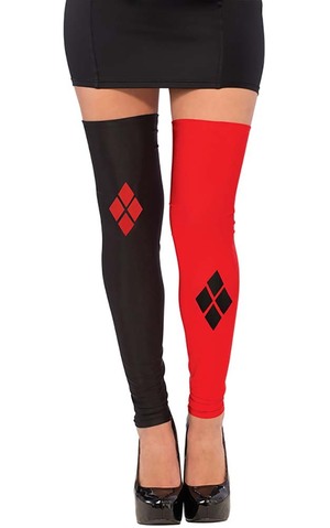 Harley Quinn Adult Thigh Highs