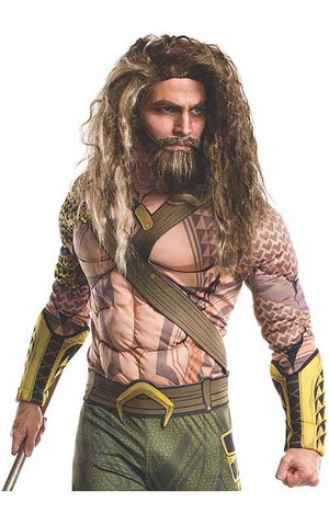 Adult Aquaman Beard And Wig Set