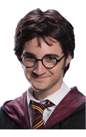 Adult Harry Potter Wig And Tattoo