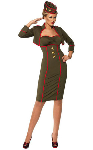 Retro 1940s Army Uniform Adult Costume