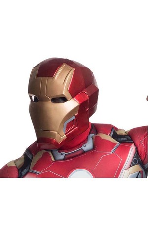 Deluxe Iron Man Avengers Adult Mask Helmet