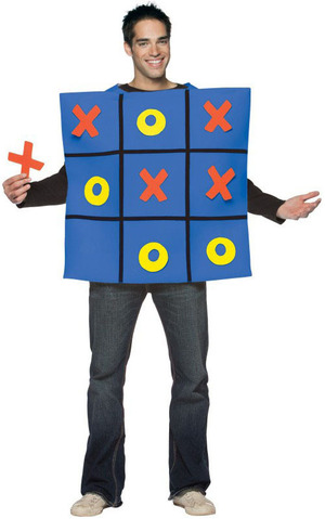 Tic Tac Toe Naughts & Crosses Adult Novelty Costume