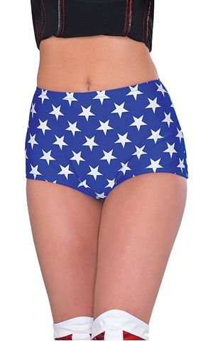 Wonder Woman Adult Hot Pants