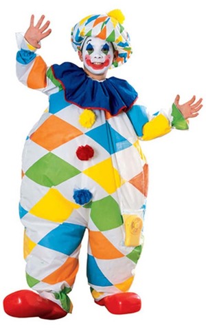 Inflatable Clown Child Costume