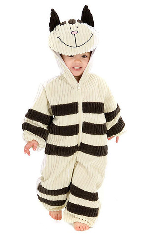 Corduroy Striped Cat Toddler Costume