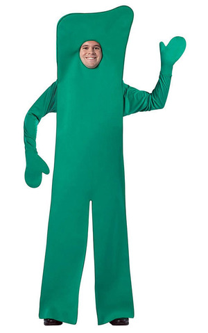 Gumby Open Face Adult Costume