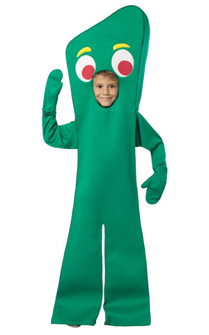 Gumby Child Costume