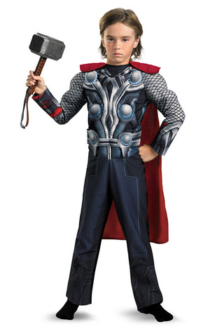The Avengers Thor LIGHT UP Muscle Chest Child Costume