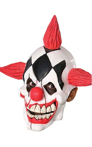 Die Laughing Clown Adult Mask