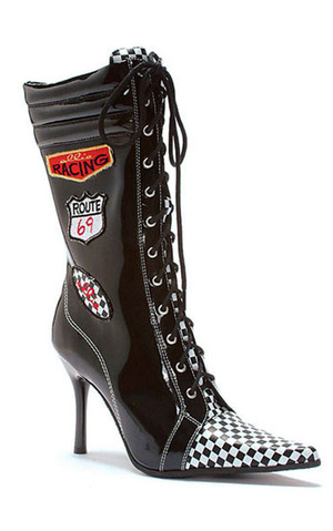 Trackside Racer Grid Girl High Heel Adult Boots