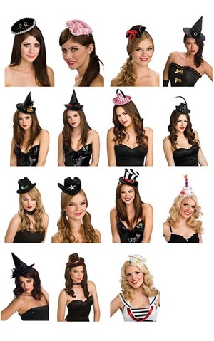 Black Mini Cowboy Costume Hat