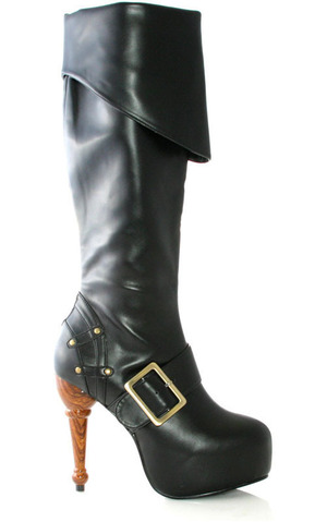 Jolly Rodger Pirate Wench Adult Boots