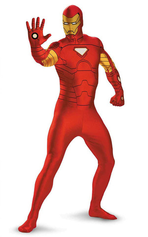 Iron Man 2nd Skin Bodysuit Child Costume