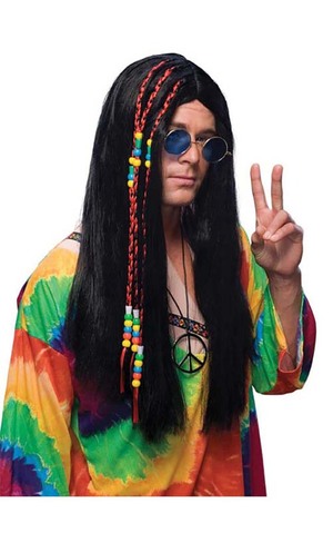 Hippie Wig Adult Costume Accessory