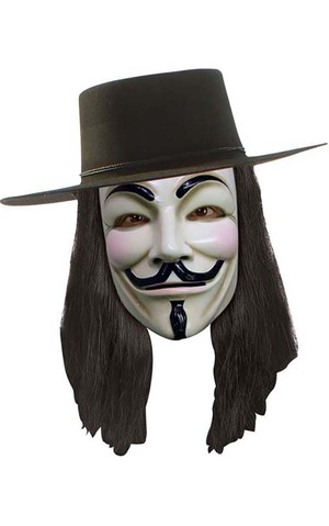 V For Vendetta Adult Wig