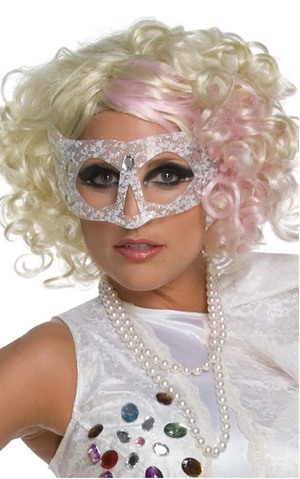 Lady GaGa Blonde and Pink Wig