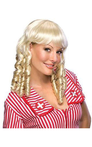 Blonde Baby Doll Farm Girl Goldie Locks Wig
