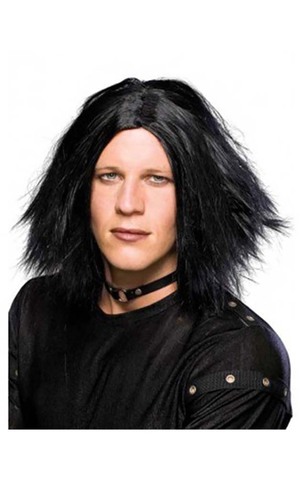 Emo Dark Lord Marilyn Manson Adult Black Wig