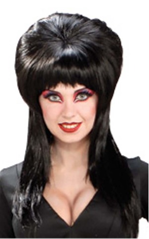 Deluxe Elvira Vampire Black Wig
