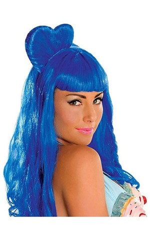 Katy Perry Blue Adult Wig