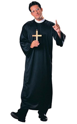 Priest Vicar Adult Costume