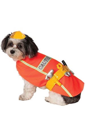 Construction Worker Pet Dog Costume