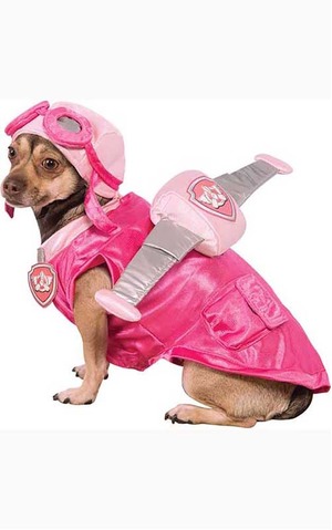 Skye Paw Patrol Pet Dog Pilot Costume