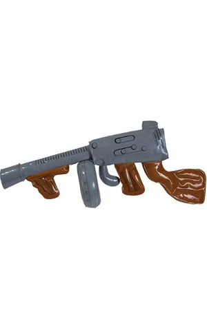 Inflatable 1920s Gangster Machine Gun