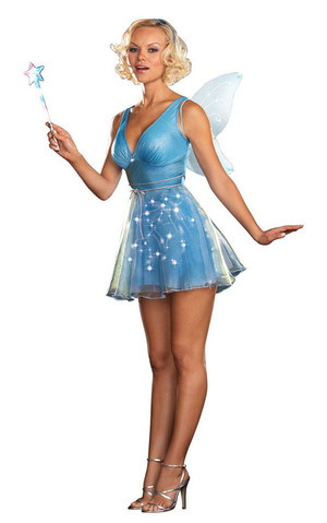 Blue Light Sexy Fairy Adult Costume