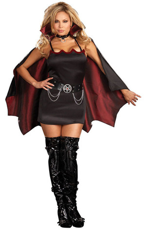 Vampire Halloween Adult Plus Costume