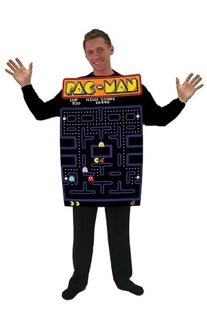 Pac-man Video Game Screen Adult Costume