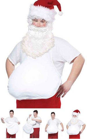 Santa Belly Adult Costume