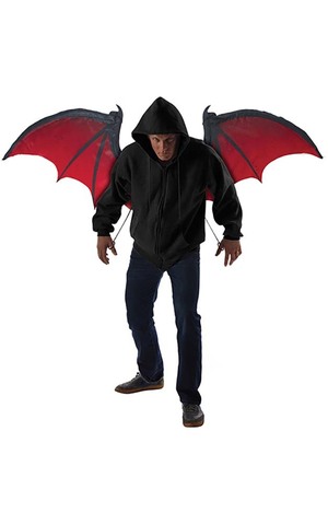 Bloodnight Bat Wings Adult Vampire Costume Accessory