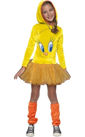 Tweety Bird Hoodie Tutu Child Costume