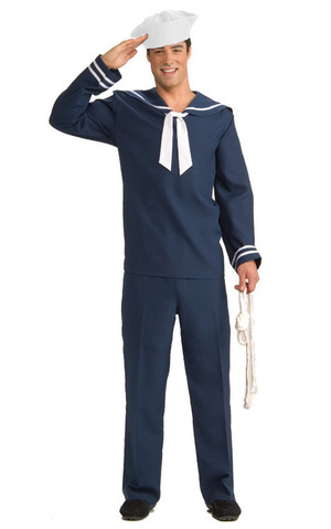 Ahoy Matey Adult Navy Sailor Costume