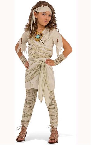 Egyptian Mummy Child Costume Undead Diva