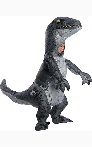 Velociraptor Blue Inflatable Jurassic World Child Costume