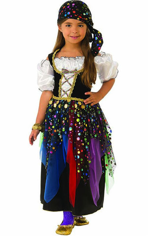 Gypsy Child Fortune Teller Costume