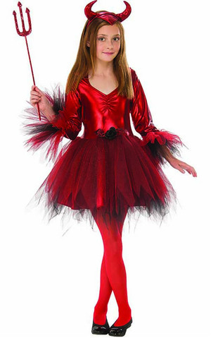 Classic Devil Ballerina Child Costume