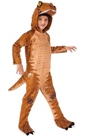 T-rex Jurassic World Jumpsuit Child Costume