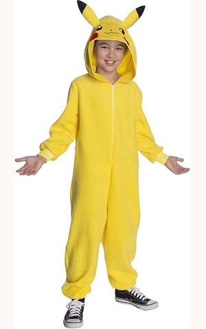 Pokemon Pikachu Hooded Child Costume